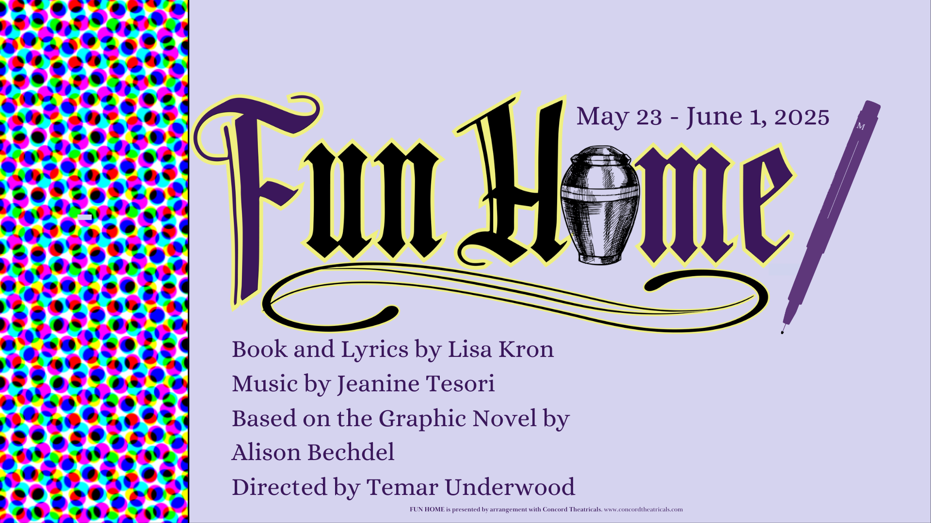 Show Details: FUN HOME: May 23 - June 1