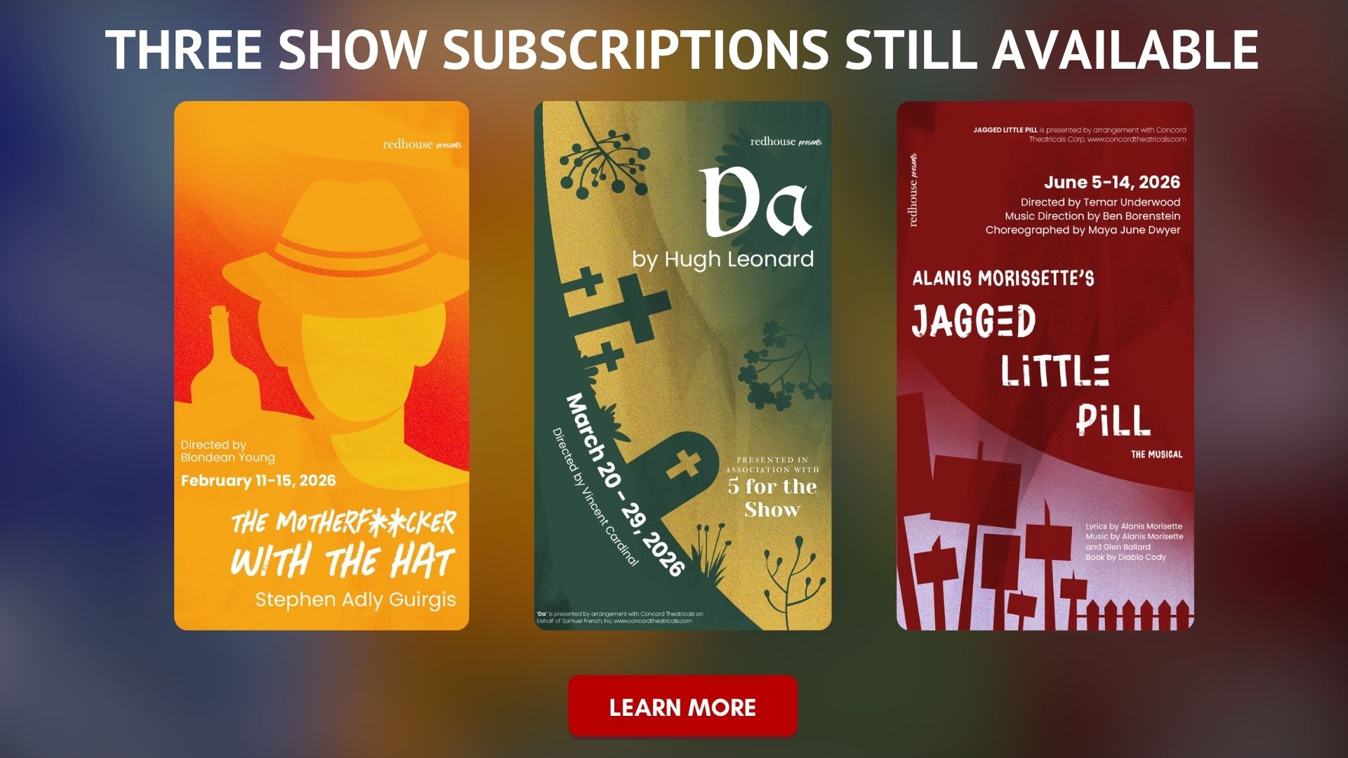 Show Details: 25/26 SINGLE TICKETS NOW AVAILABLE